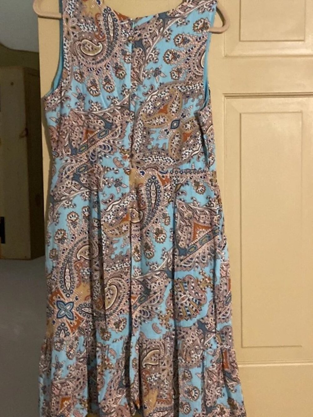 Like New Cynthia Rowley Paisley Dress Sz 10 - Picture 5 of 5